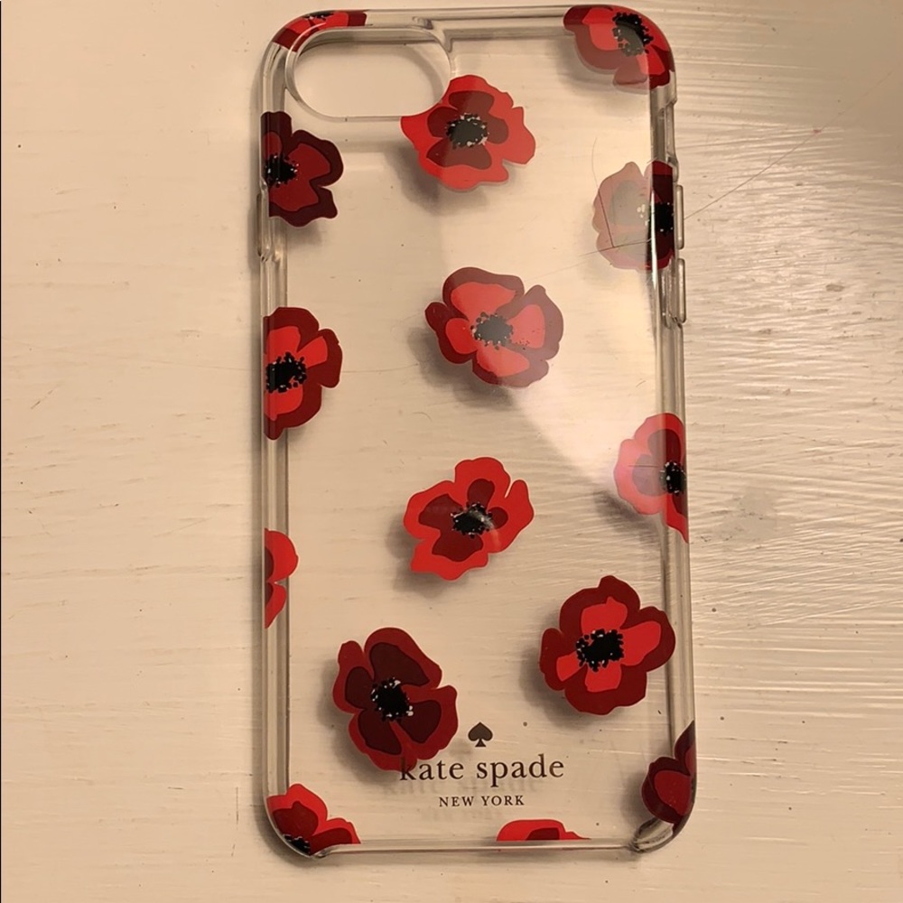 Kate Spade poppy print IPhone cover